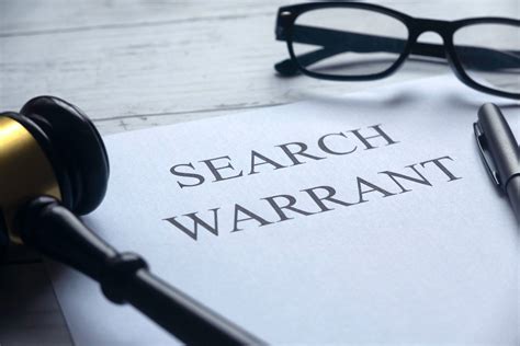 WARRANT SEARCH .